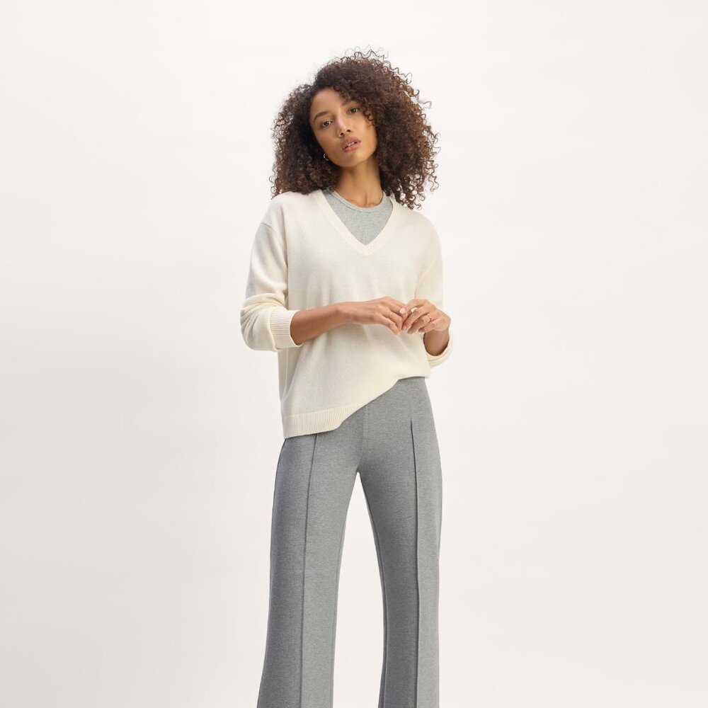 Everlane The Dream Trouser Grey Base - Size XL